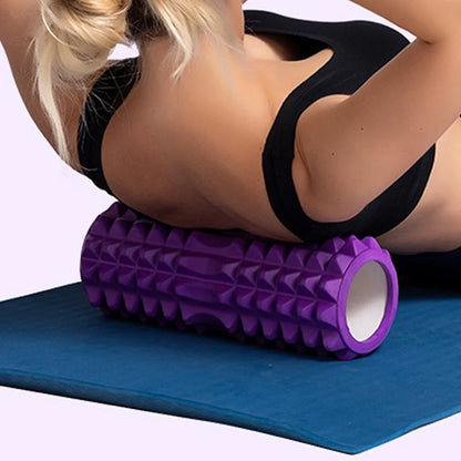 Hollow Foam Yoga Roller for Muscle Massage and recovery - 1pc