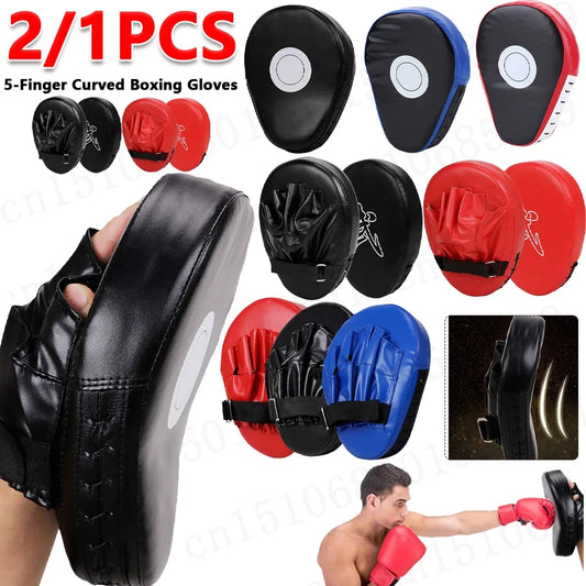Kickboxing Punch Pads - Muay Thai Training Mitts for Adults & Kids (1-2 PCS)